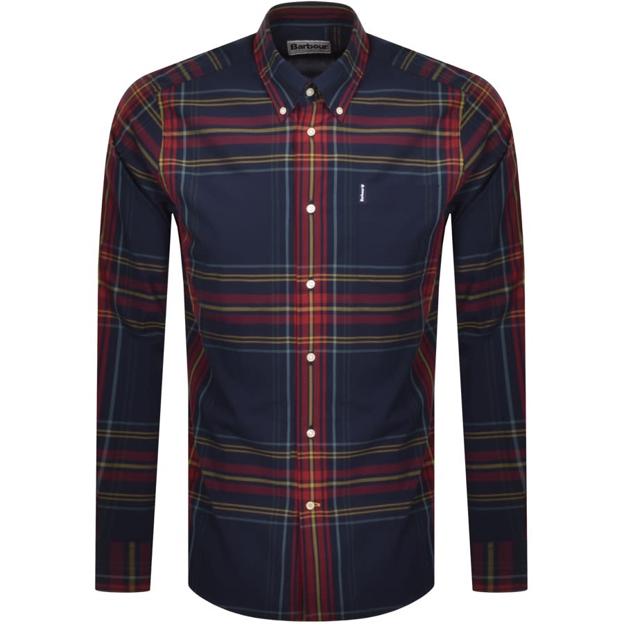 Alternative Image for ProductBarbour Highland Check Shirt Navy1